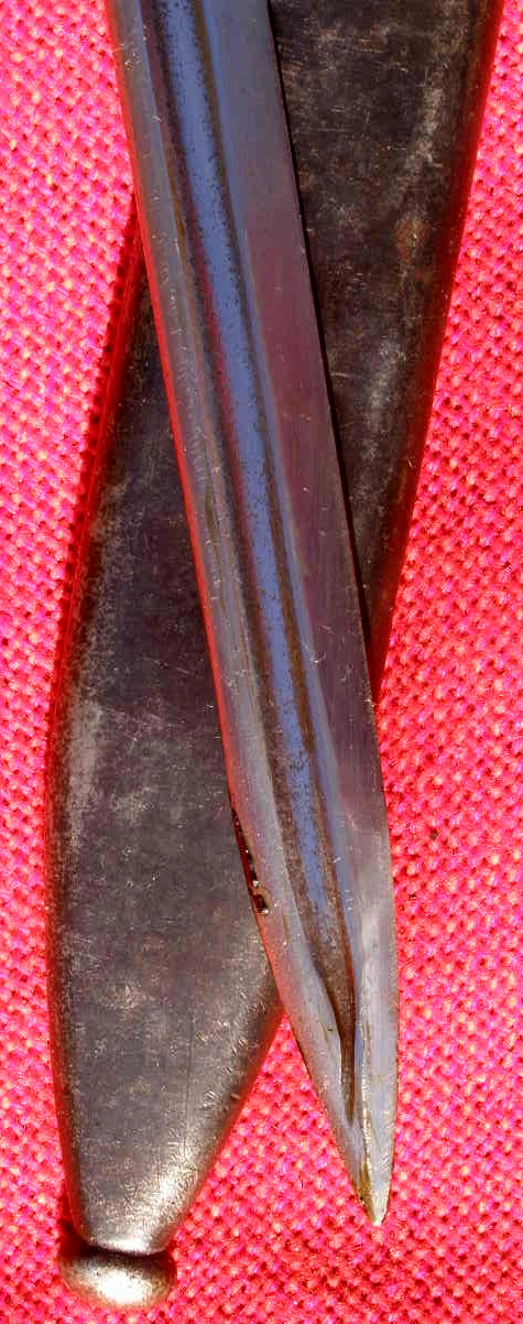10374-5 Gekürztes preuss. Seitengewehr M 1898, Scheide. Hörster, Selten