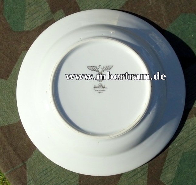Wehrmacht Suppenteller, Adler, Rosenthal Selb Germany 1941