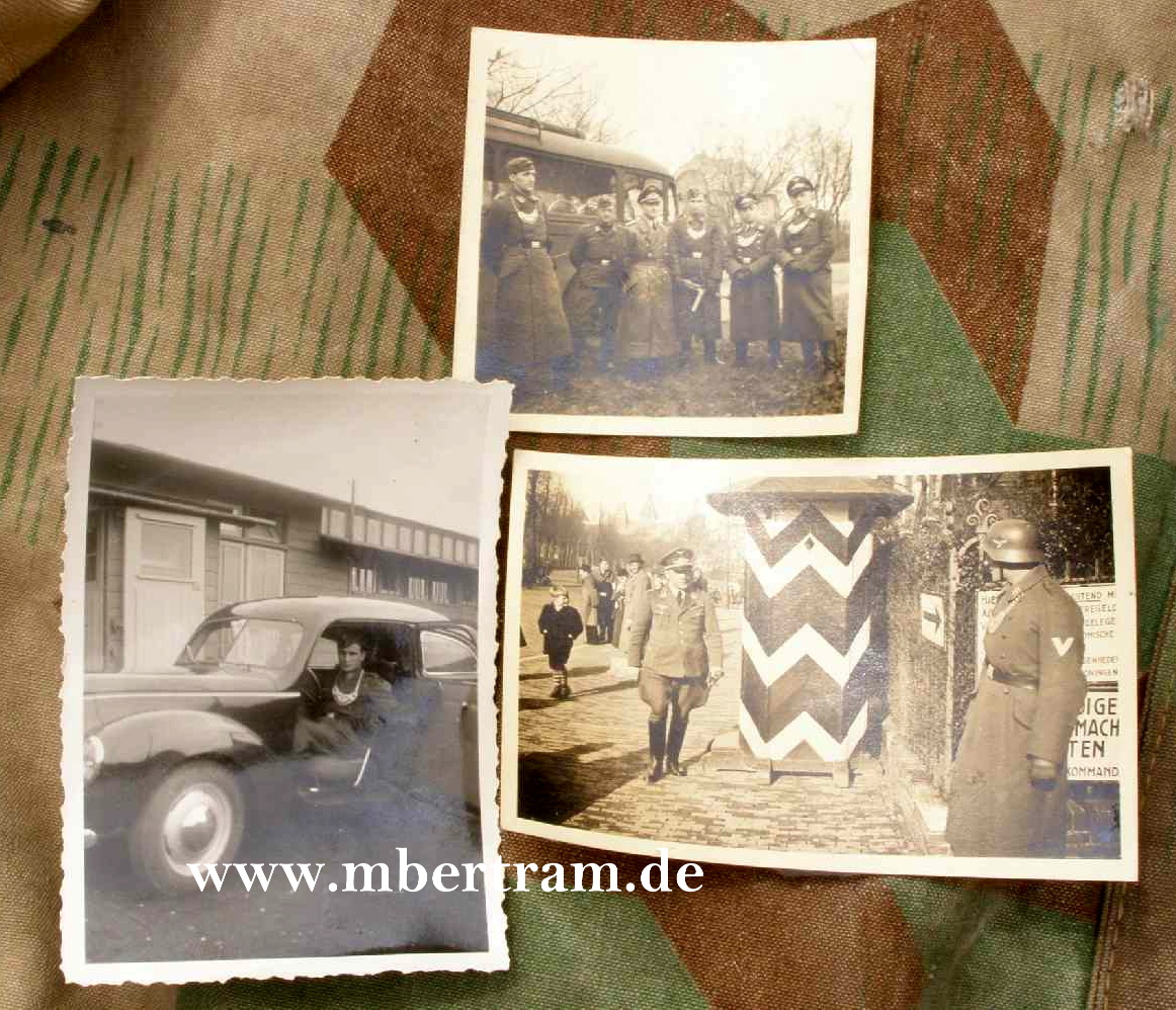 3 Fotos-Wehrmachts LW Fallsch. Jäger Feldgendarmerie 1941