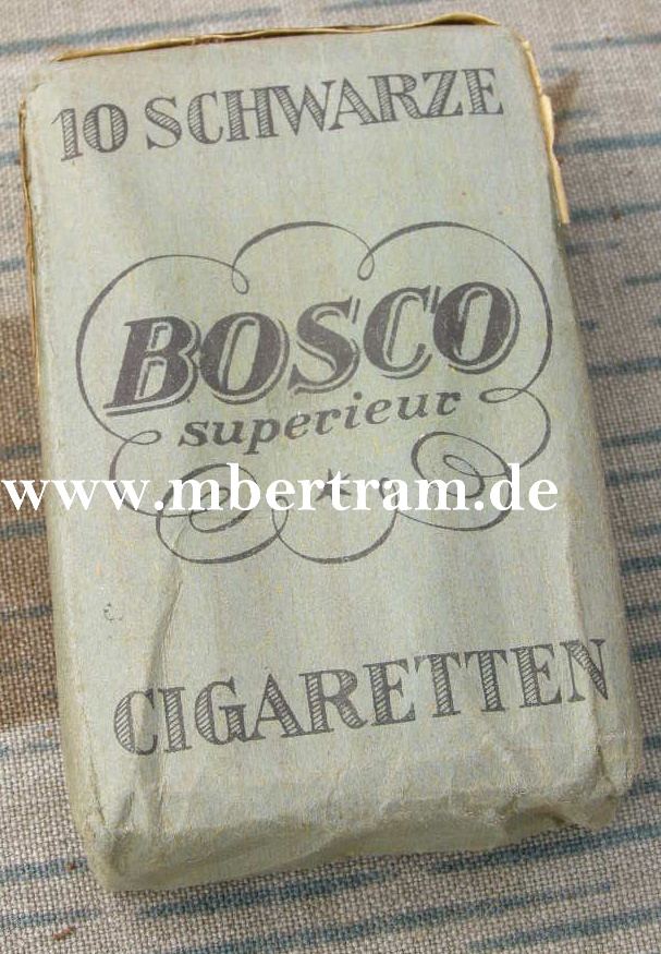 10 WH Bosco Superieur Zigaretten 1944/45, ungeöffnet
