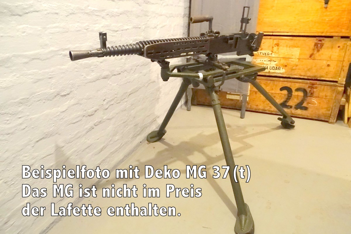 Hohe vereinfachte Behelfs Feldlafette für MG 37 (t)