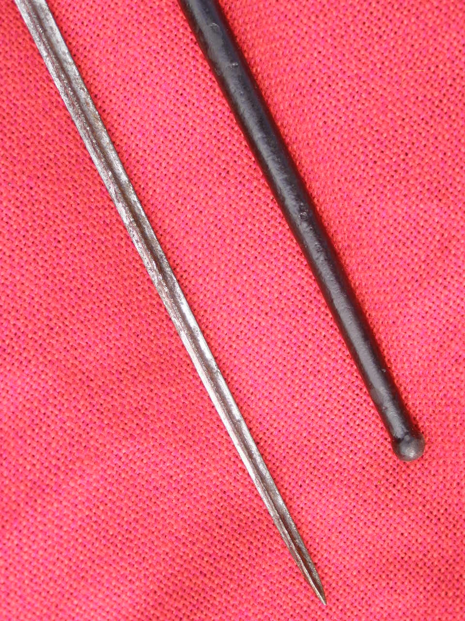 Lebel Bajonett M 86, 1. Mod., Neusilbergriff, geb. Parierst.