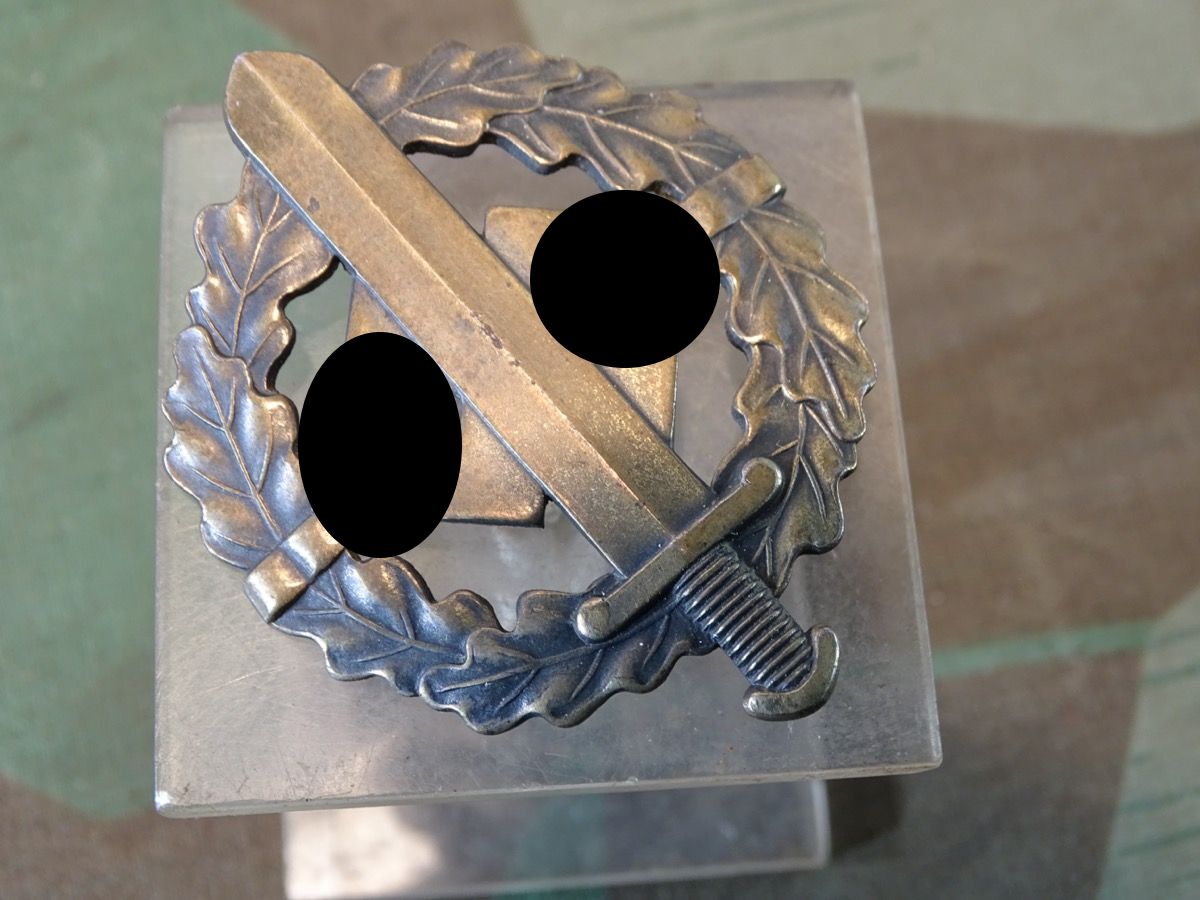 SA Sportabzeichen in bronze, Eigentum der SA Sportabz. Hauptstelle, Berg & Nolte Lüdenscheid