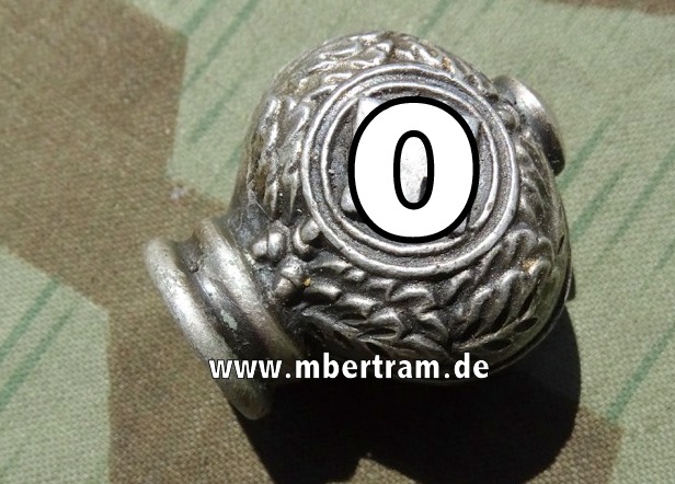 Aluminium Knauf für Luftwaffen Offiziersdolch