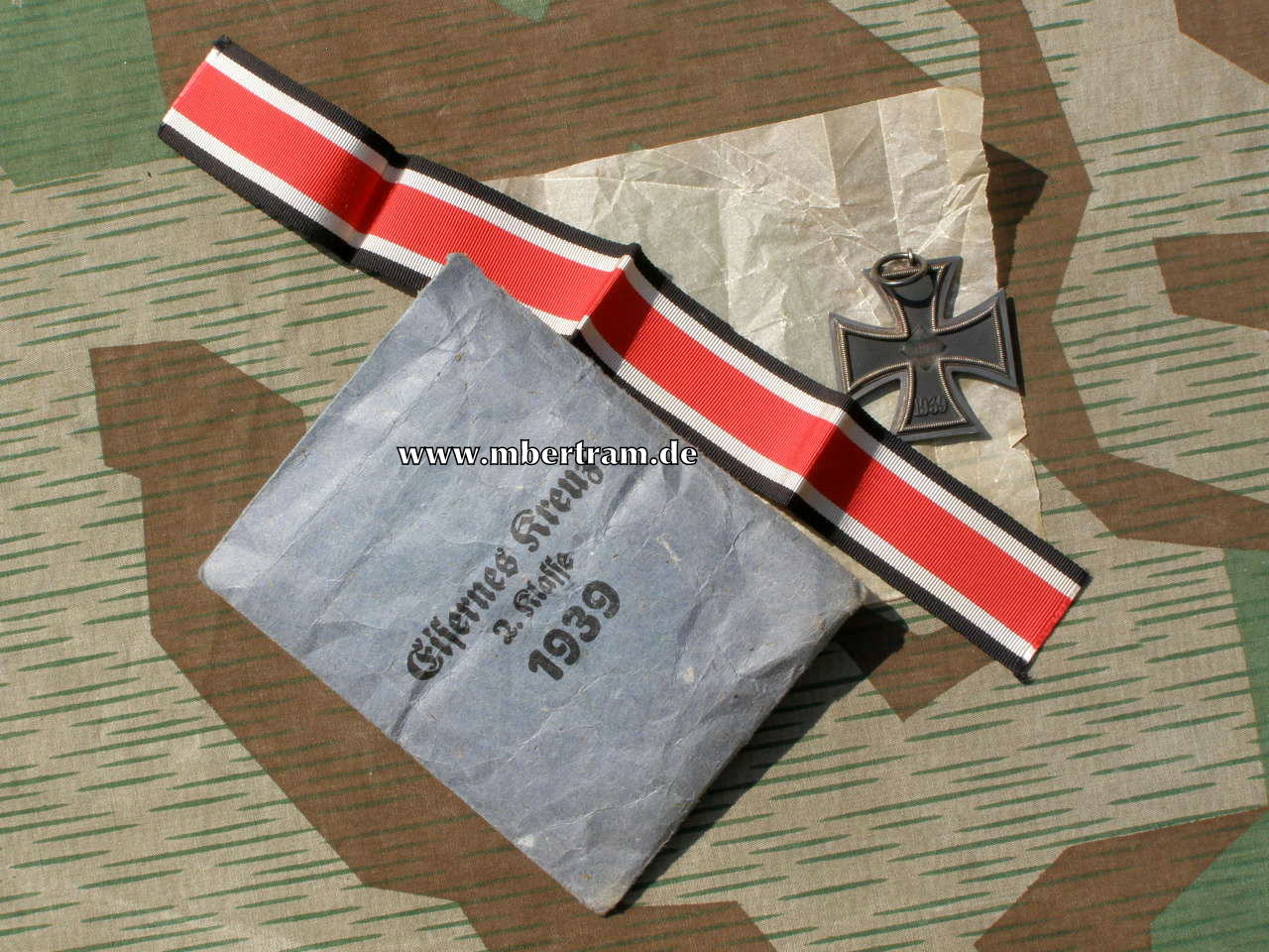 EK2 1939, TÜTE, PACKPAPIER, "Ferd. Wiedmann Frankfurt"