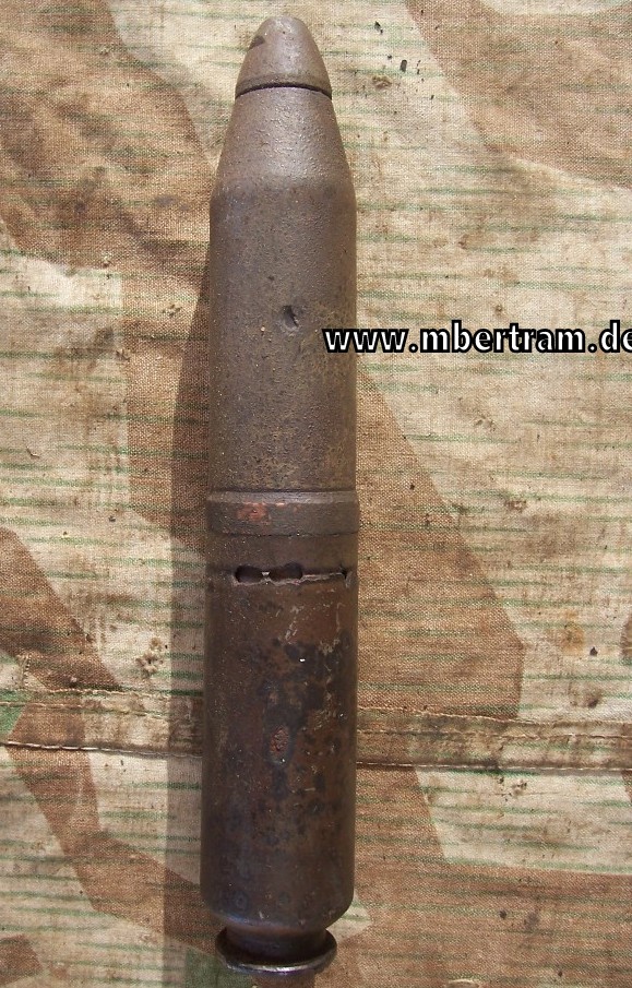 Luftwaffe-Deko-Patrone MK 108 Mine.Üb. ohne Zerleger, ME 262