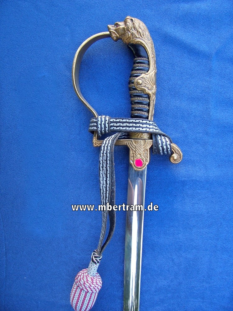 Wehrmacht Officers- Lionshead Sword " Eickhorn"