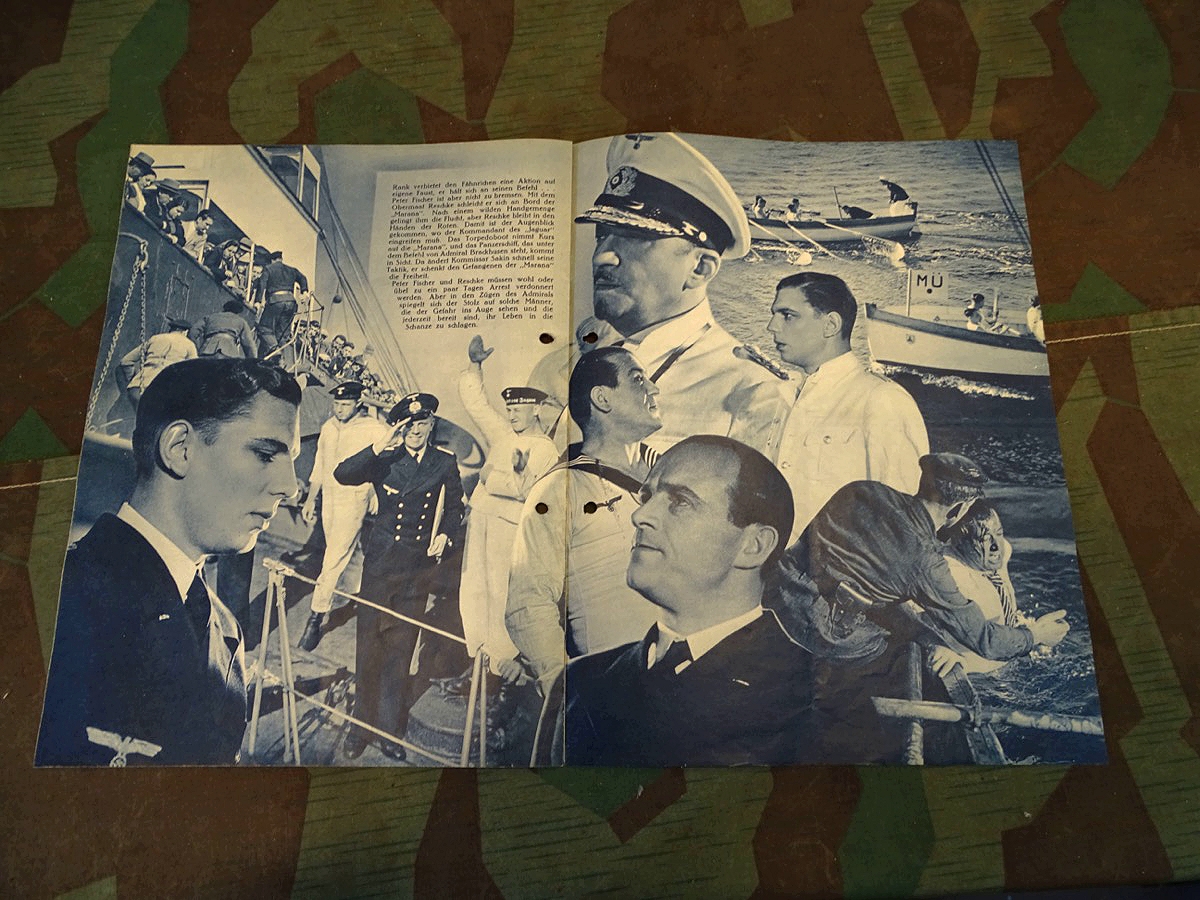 Film-Kurier, Kino Programmheft, Kameraden auf See, 1937