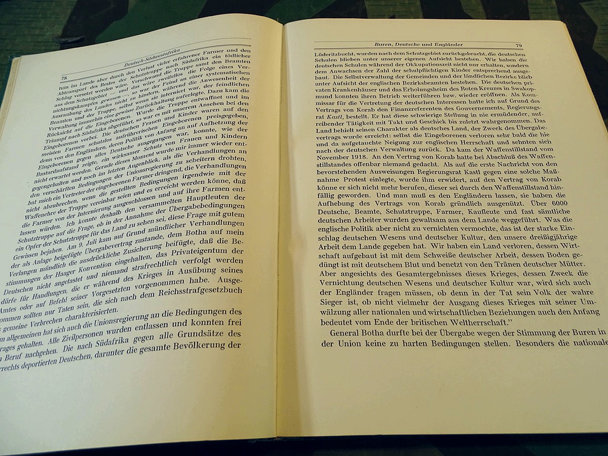 P. Jos M. Abs: Der Kampf um unsere Schutzgebiete unsere Kolonien einst und jetzt, 1926, 285 Seiten P. Jos M. Abs: Der Kampf um unsere Schutzgebiete unsere Kolonien einst und jetzt, 1926, 285 Seiten