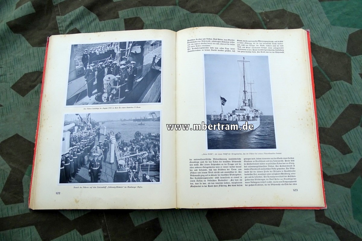 SAMMELBILDER ALBUM ADOLF HITLER, 1936
