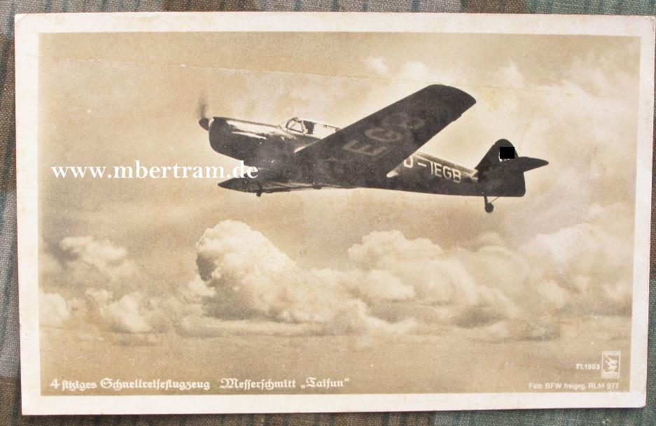 4 sitziges Schnellreise Flugzeug Messerschmitt "Taifun"