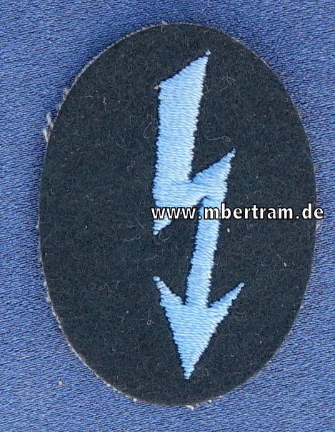 Ärmelabzeichen Wehrmacht Heer für die Funker der Transport- u. Kraftfahrtgruppe