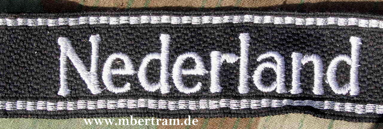 Replik: Ärmelband Waffen SS" Nederland",