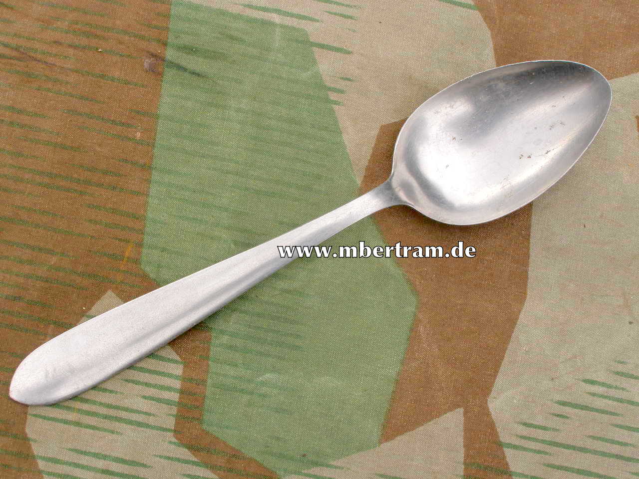 Wehrmacht Suppenlöffel, WH Adler u. Hersteller "BCM 41"