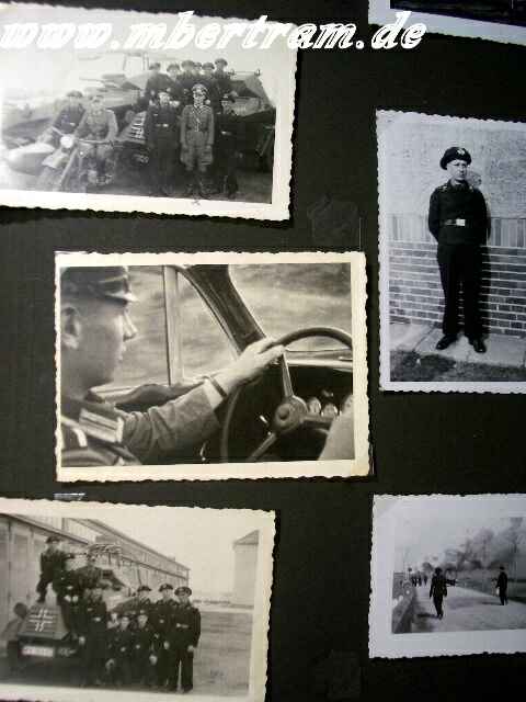 2227-9 Dokumente u.Fotos Panzer Aufklrungs Abt.1, Soldbuch