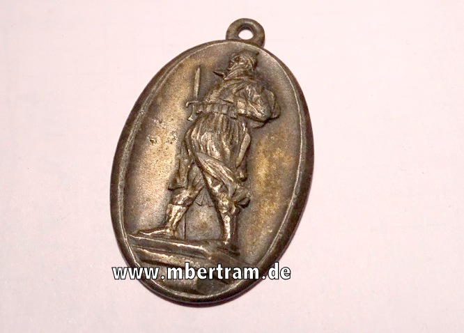 Medaille " Kriegs Wahrzeichen Metz 1916", versilbert