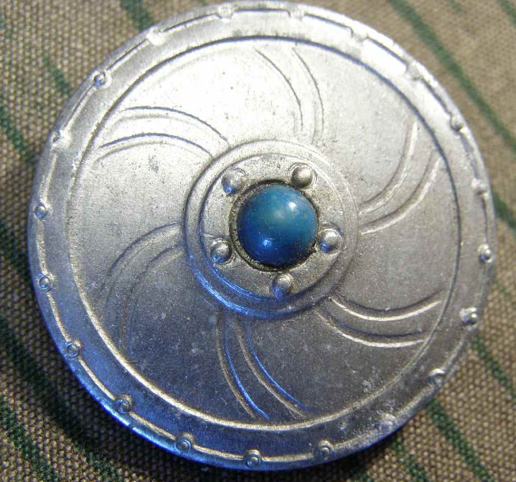WHW Abzeichen Schild, Huringisch 7. Jahrhundert, Feinzink