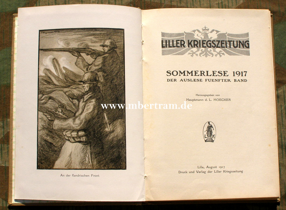 Hoecker (Hrsg.) Liller Kriegszeitung. Sommerlese 1917