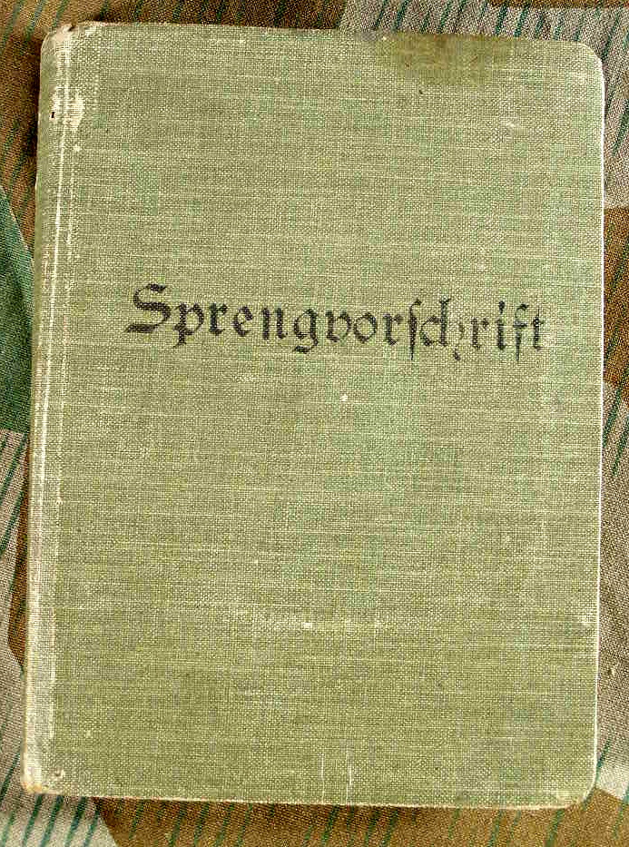 Dienstanweisung: Sprengvorschrift f. deutsche Pioniere, 1911