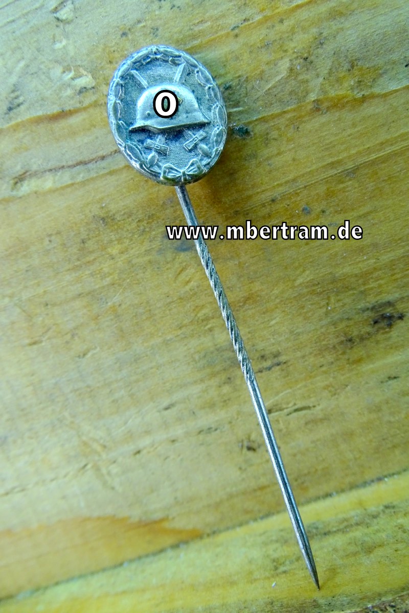 Verwundetenabzeichen in Silber 1939 - Miniatur,  19 mm