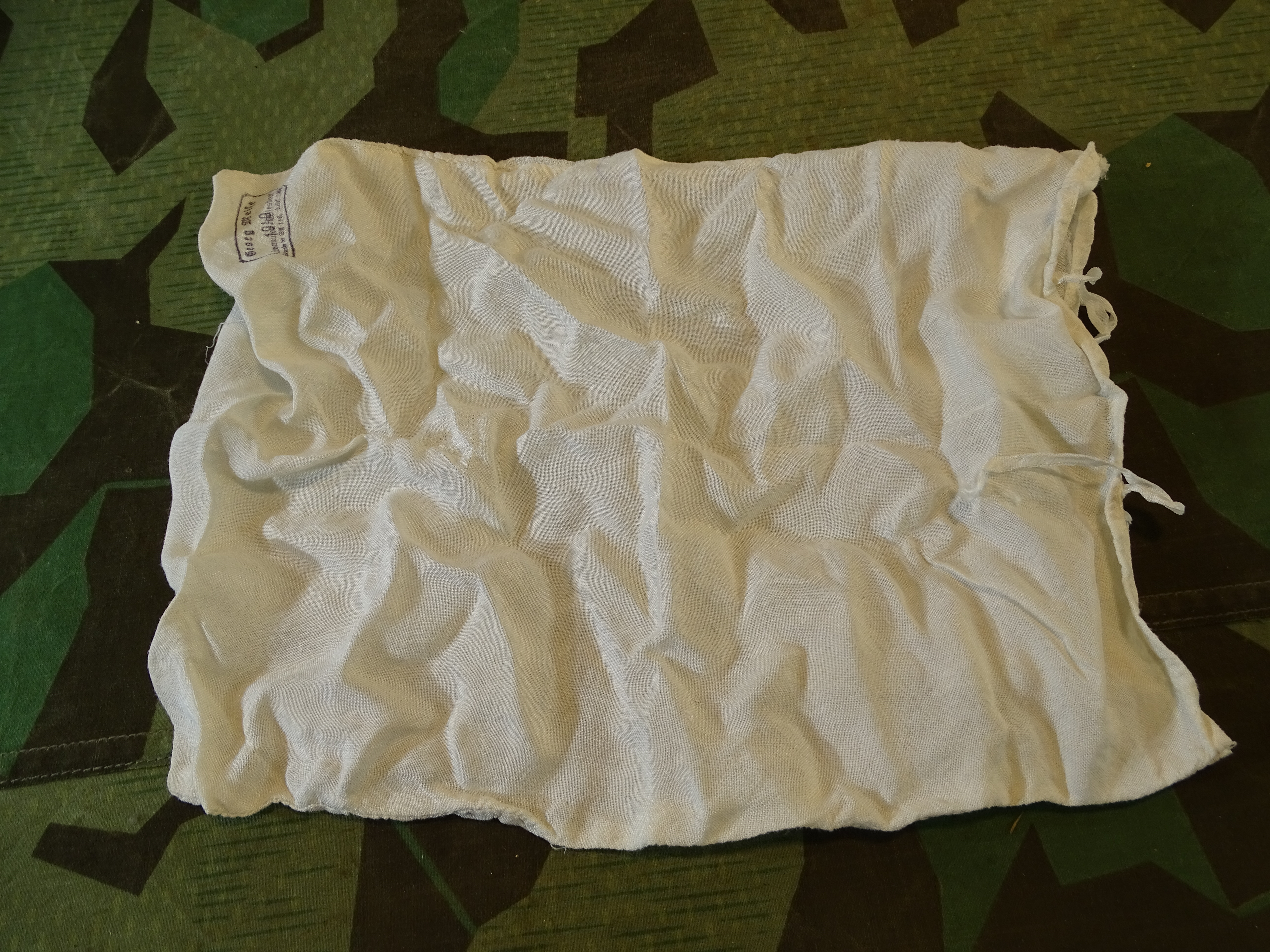 Kunstseide Säckchen für OP Besteck der Wehrmacht, 1940
