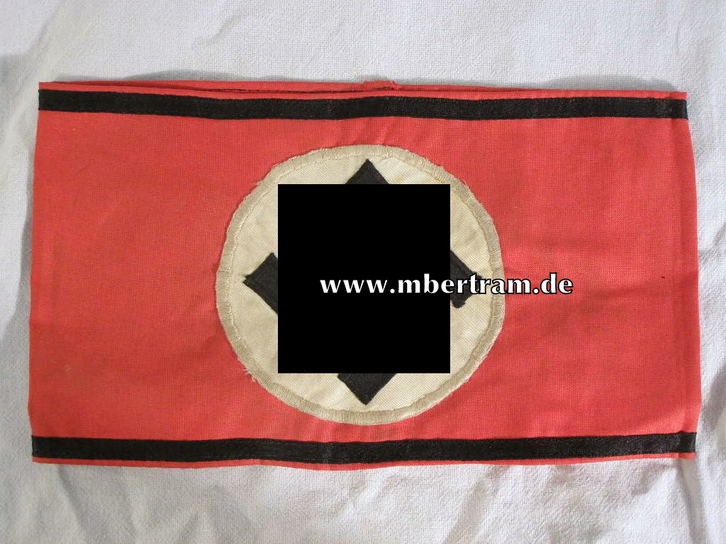 Armbinde Allgemeine SS , mehrteiliges, breites Stück