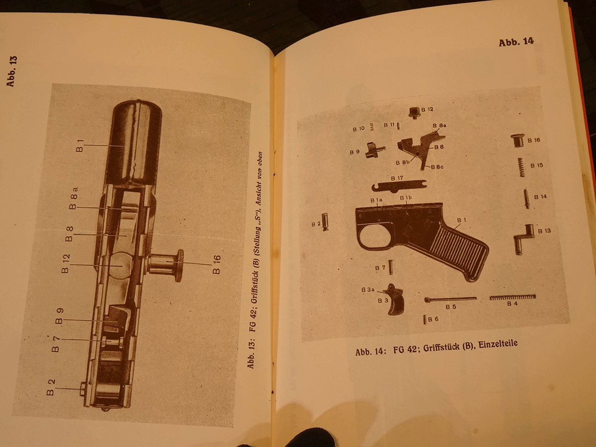 Nachdruck Bedienungsanleitung Teil 1 Fallschirmjägergewehr FG 42 