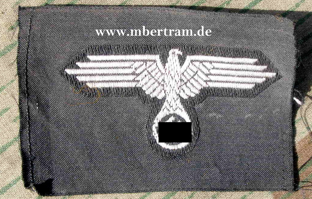 Replik: Mützenadler Waffen- SS, gewebt, Mannschaftsausf.
