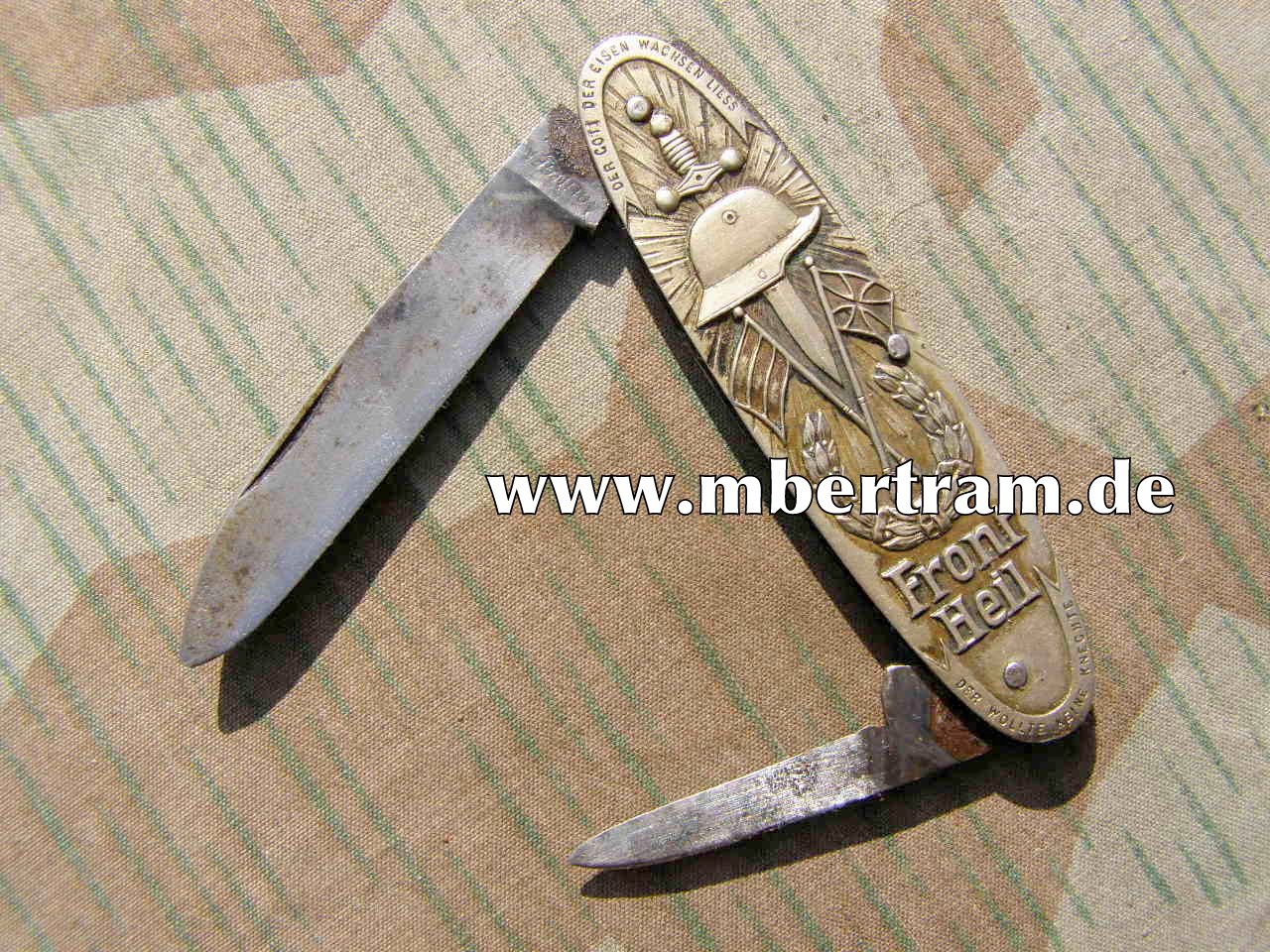 Taschenmesser Stahlhelmbund " Front Heil "