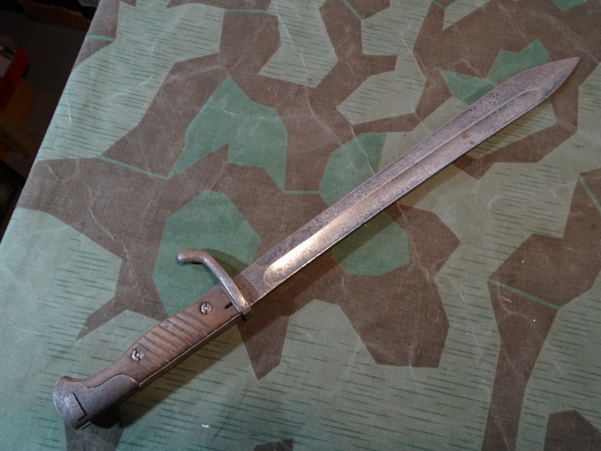 Kaiserreich, deutsches Seitengewehr 98/05 Zwilling, Ankerwerke  SG / Rhld. ohne Scheide