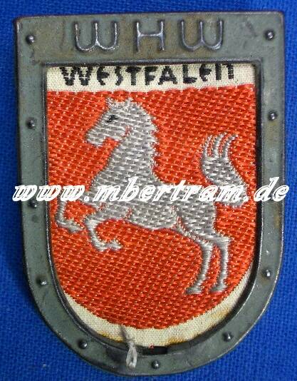 WHW Sammlung 1936 "GRENZLANDWAPPEN"- "Westfalen"
