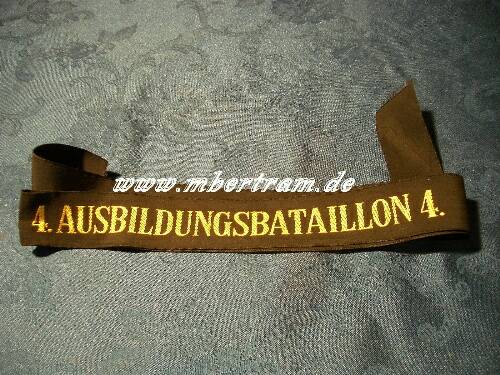 Bundesmarine Mützenband, "4. Ausbildungsbataillon"
