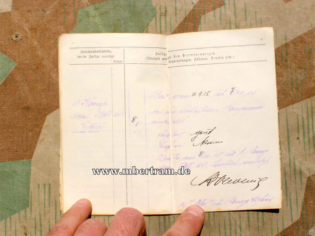 12835-41 Dokumenten- u. Fotokonvolut, 1.WK, Armierungs Bataillon