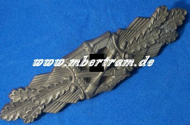 Nahkampfspange Bronze, Feinzink "FLL", Eisenplättchen