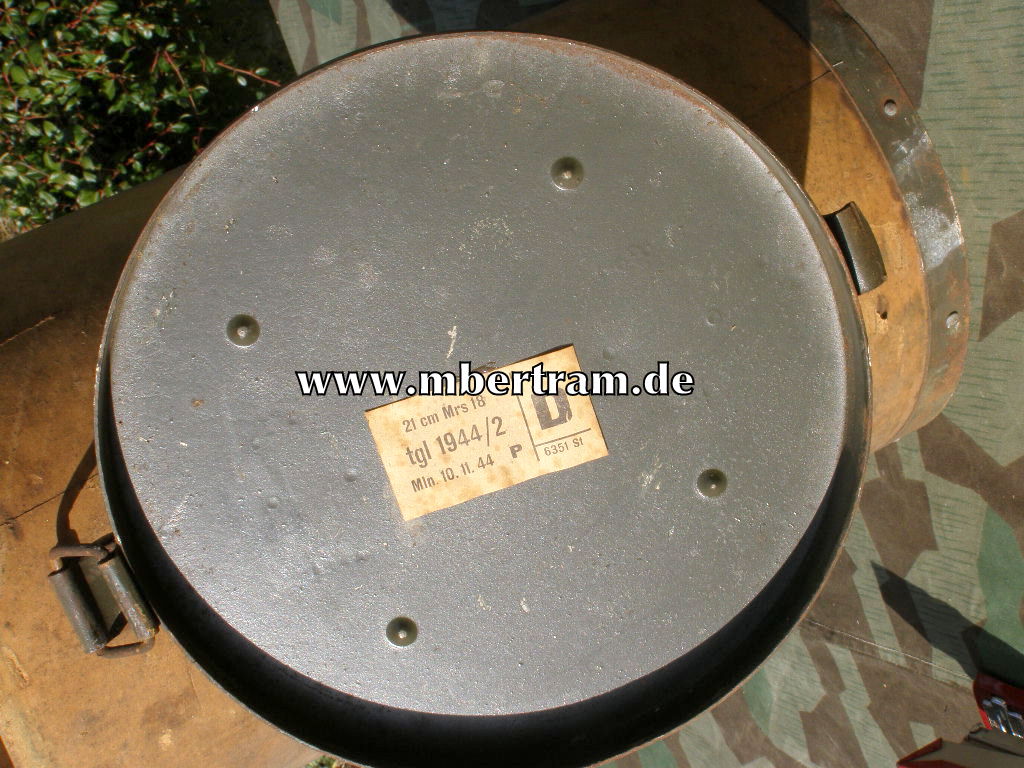 13617-10 Transportbehälter," Kart. 21 cm Mörser 18, blj 43