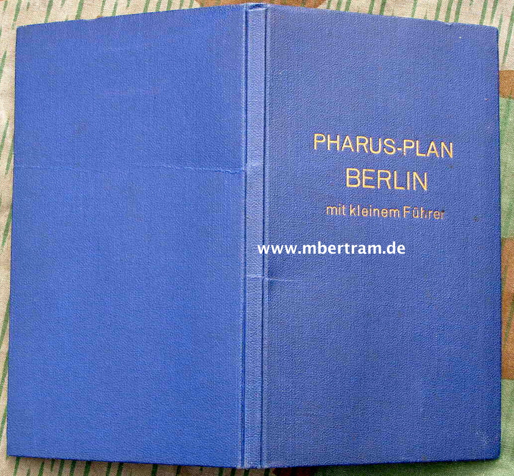 Stadtplan von Berlin, farbig, Maßstab 1:25.000, um 1917