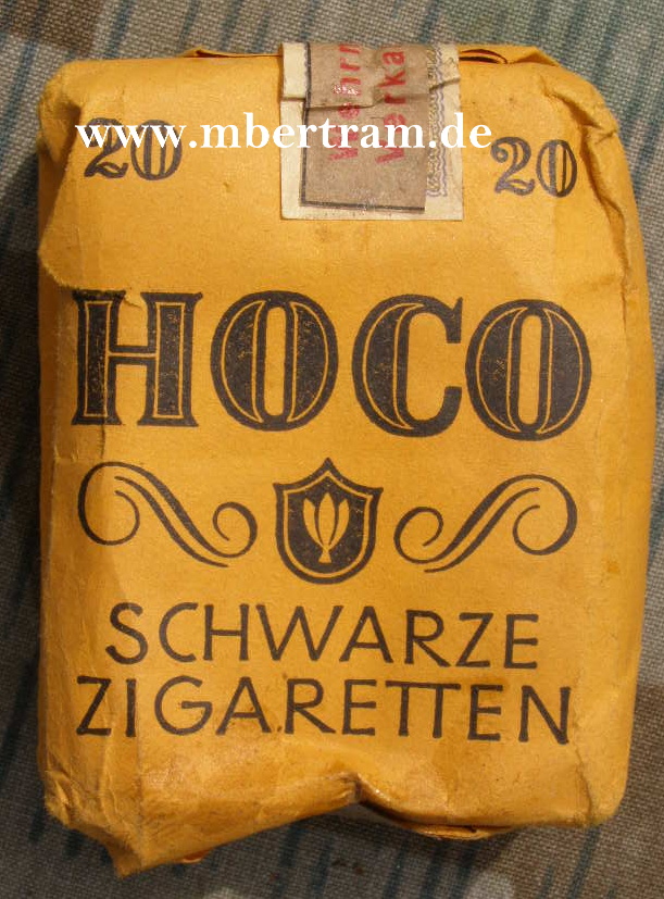 20 WH Hoco-Roth-Händle Zigaretten, 1944/45, ungeöffnet