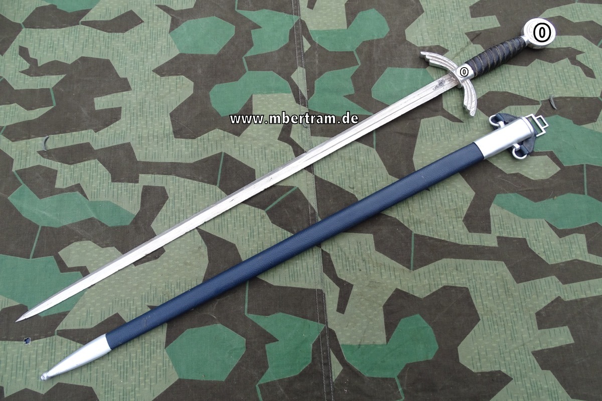 Wehrmacht Luftwaffe (WL) Schwert für Offiziere, WKC Solingen, Aluminium