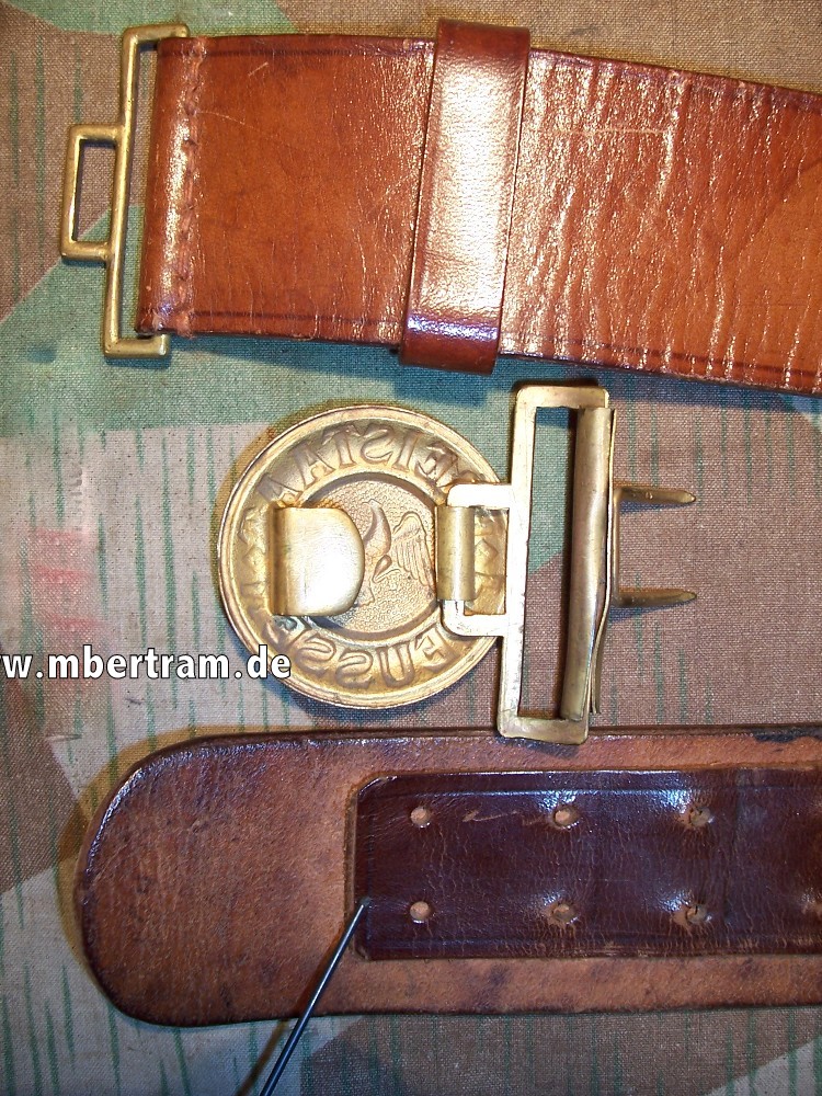 Preussen Feldbinde Modell 1932 für Offiziere der Landjäger, ( Polizei ) SELTEN