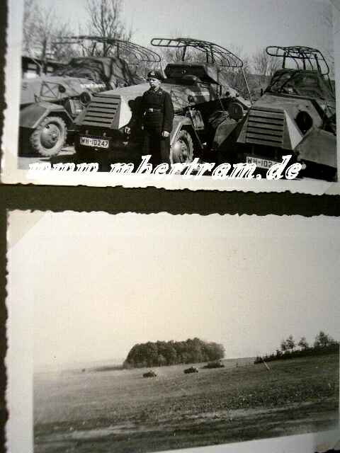 2227-13 Dokumente u.Fotos Panzer Aufklrungs Abt.1, Soldbuch