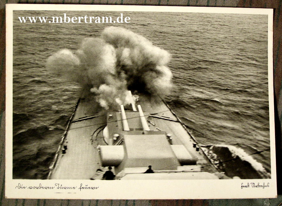 Kriegsmarine : "Die vorderen Türme feuern", ungelaufen