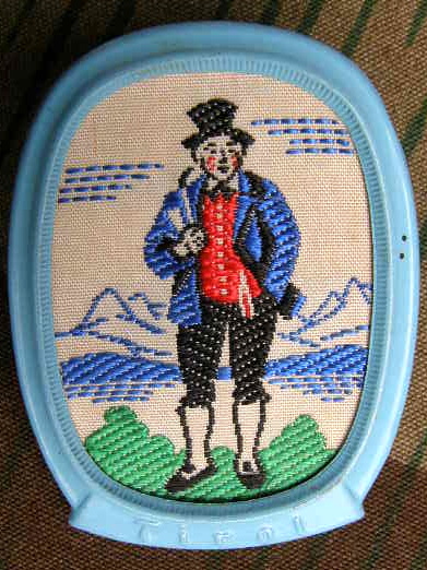 "Tiroler Mann ", TRACHTEN DER OSTMARK. WHW Reichsstrassensammlung November 1938.