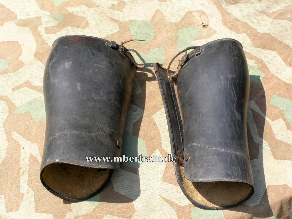 Wehrmacht/SS/ NSKK/ Polizei. Ledergamaschen 1940