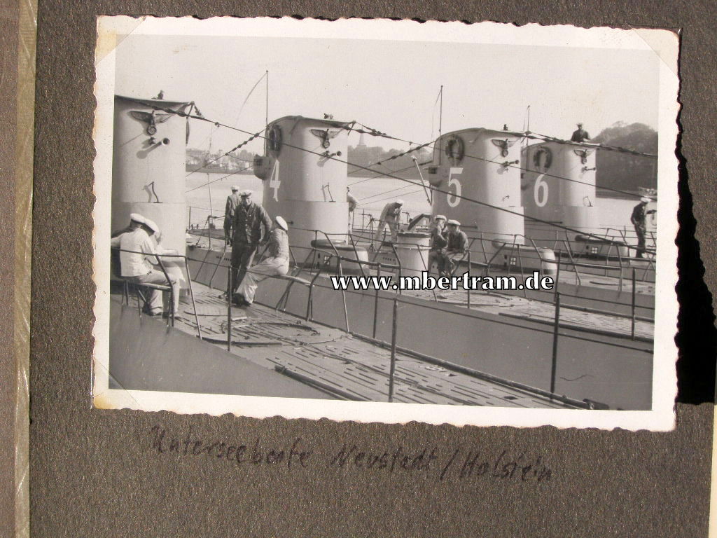 13620-6 Dienstzeit Fotoalbum U 552, Kommandant Erich Topp SELTEN !