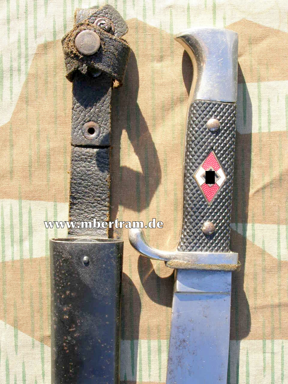 HJ Dolch/ Fahrtenmesser, ohne Devise, RZM M7/13, um 1942