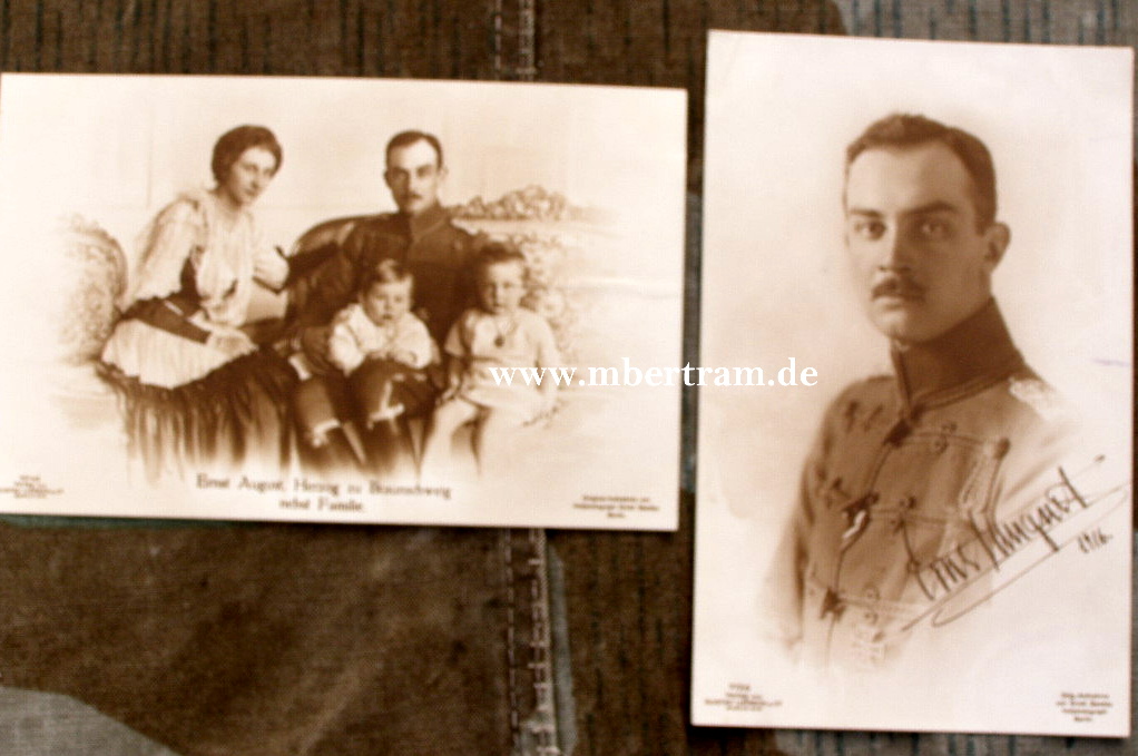 2x Herzog Ernst August von Braunschweig, 1916