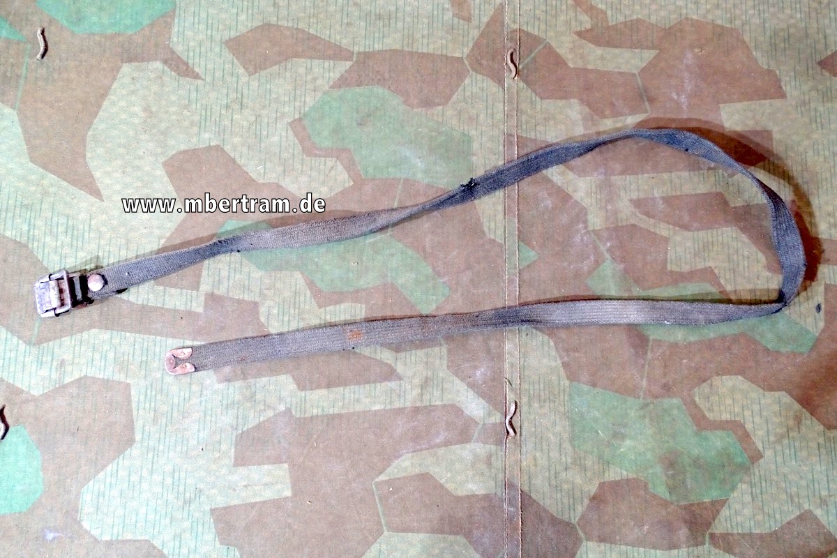 WH Luftwaffe Packriemen, blaugraues Webmaterial, Länge ca, 118 cm