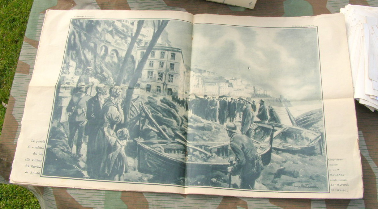 Zeitung Italien " Il Mattino Illustrato" Napoli 7-14 Aprile 1924