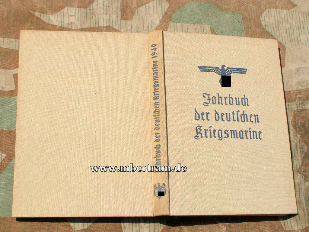 Das Jahrbuch der deutschen Kriegsmarine 1940. 186 S.