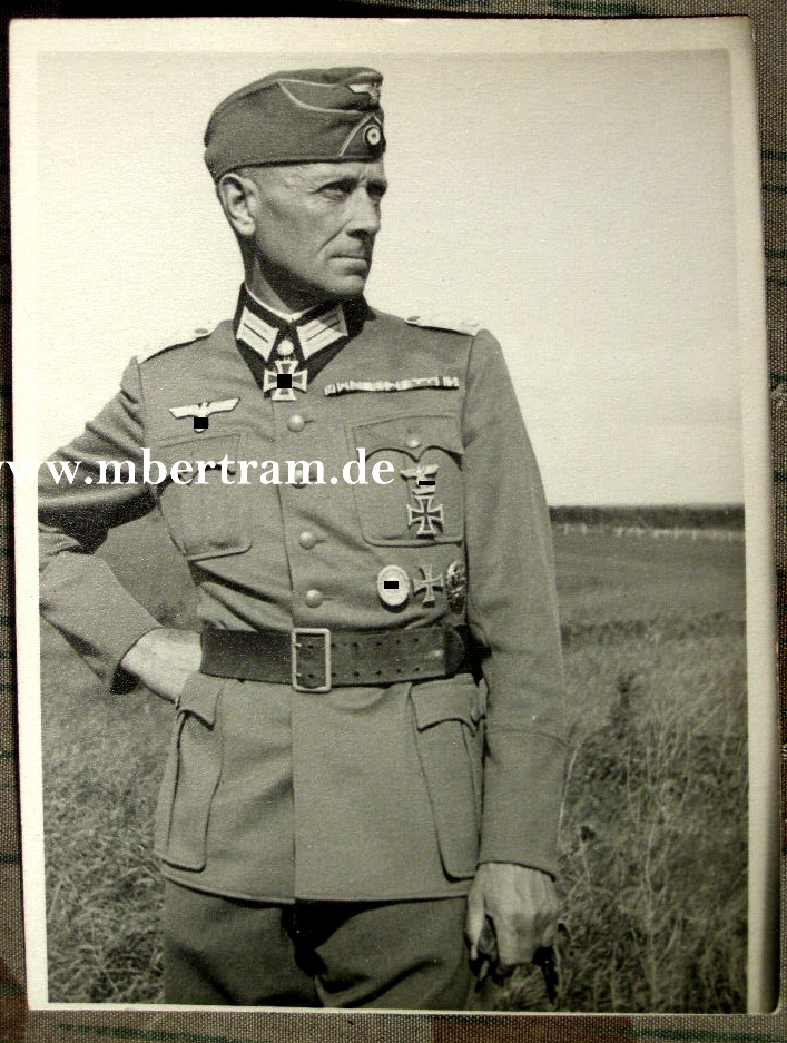 Eichenlaubverleihung an Kurt Jürgen Freiherr v. Lützow
